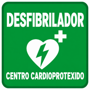 Desfibrilador. Centro cardioprotexido